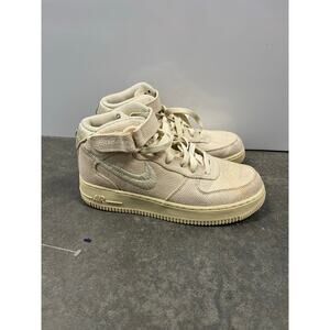 Stussy X Nike Air Force 1 Mid ‘Fossil’ - Size 6